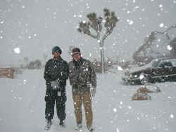 Snow Storm November 2004 at Joshua Tree