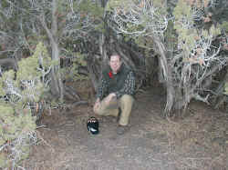 Michael during evening hike at Joshua Tree
